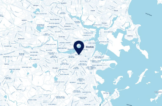 Map of EveryONE Medicines Headquarters in Boston